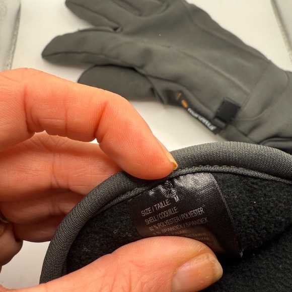 Manzella Gray Insulated Gloves - Picture 2 of 3